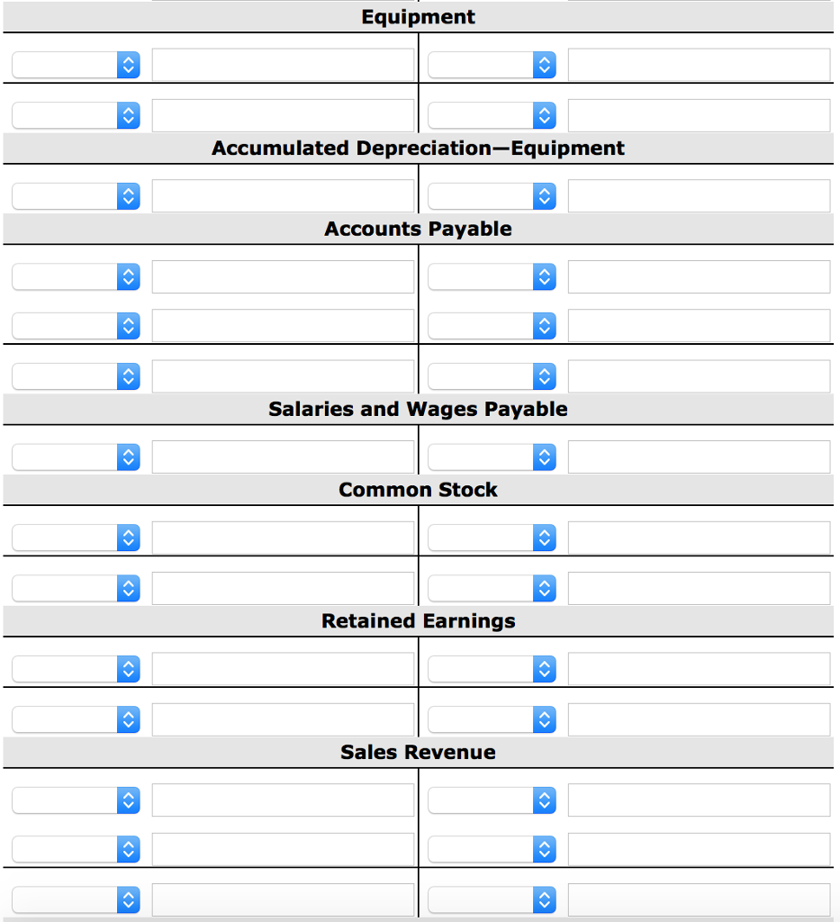 entries. D. Post adjusting entries. E. Prepare an adjusted trial balance.? F.