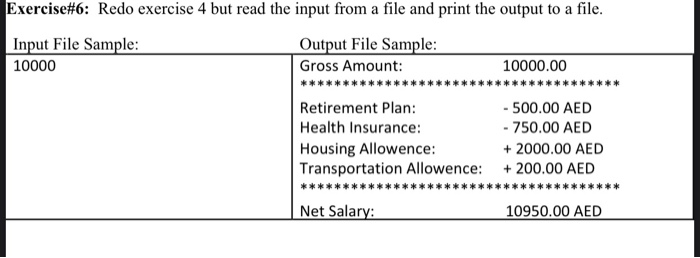  Algorithms and proplem solving java program Exercise#6: Redo exercise 4 but