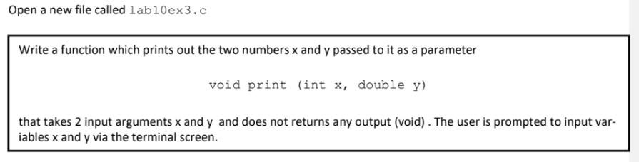  Java Programming Need This ASAP Thank You!!! Topic: Functions Open a