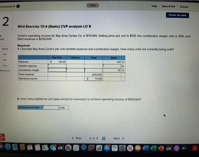  Swed Homework-9 Help Save & Exit Submit Check my work 2