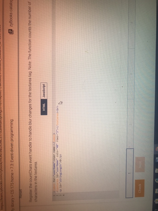  y library > CS 175 home> 7.3: Event-driven programming Register the