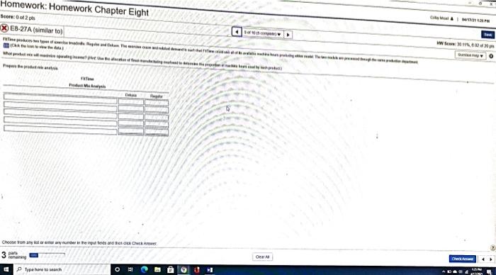 Data Table A B Per Unit 2 Deluxe Regular 970 $ 530