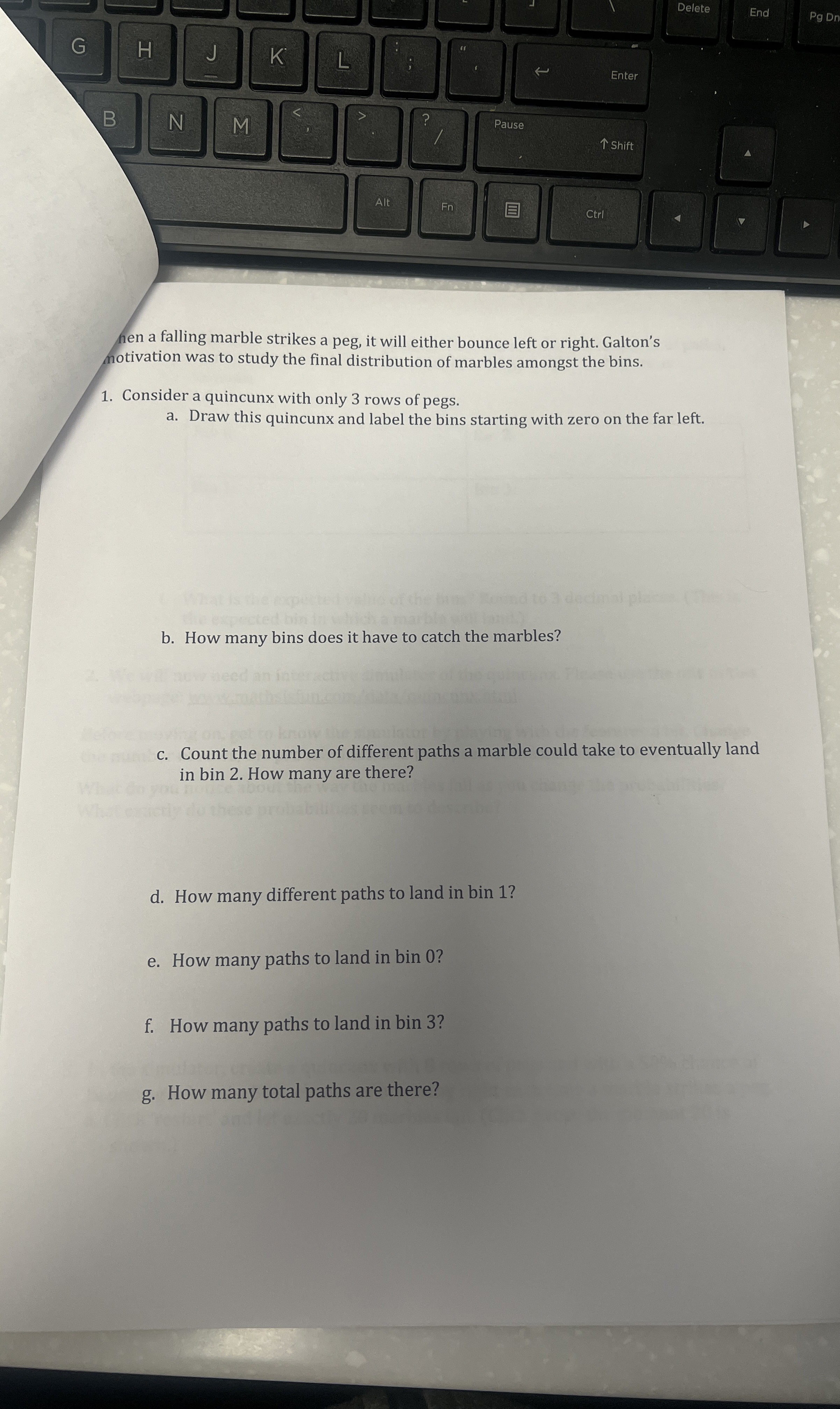  Delete End Pg Dn G H J L :' cf lArr