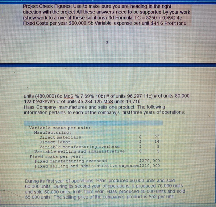 blank is Fixed Expenses Note: Check figures must be supported to earn
