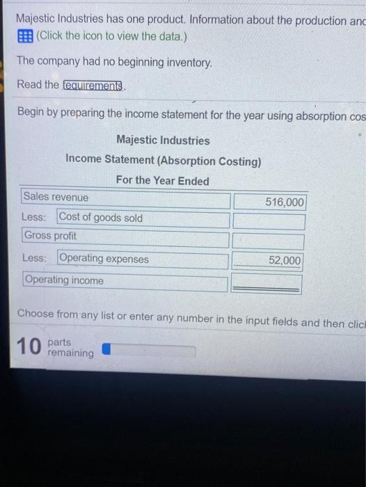 $ 13.00 Direct labor per unit.... 4.00 Total annual manufacturing overhead. $