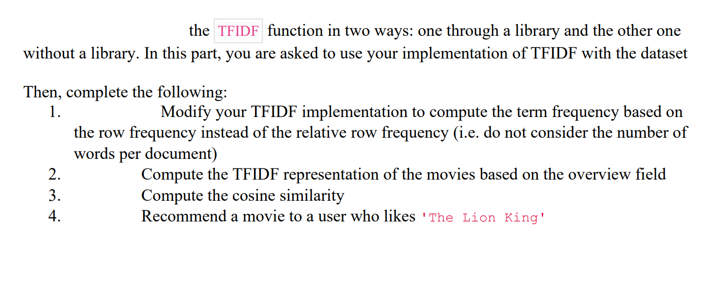 I have the following code and need to modify it with this