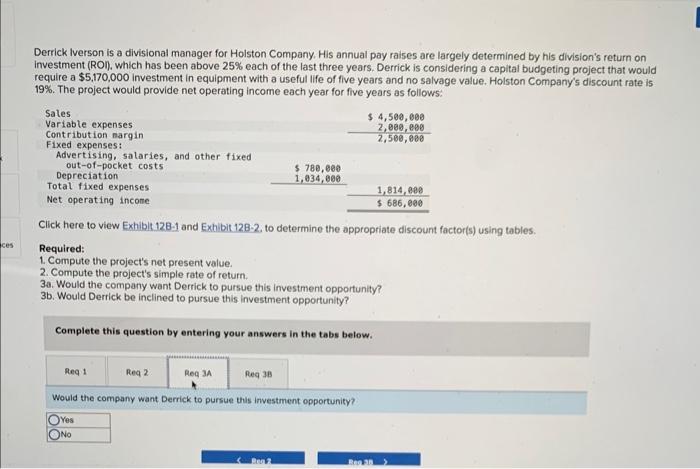 a divisional manager for Holston Company. His annual pay raises are largely