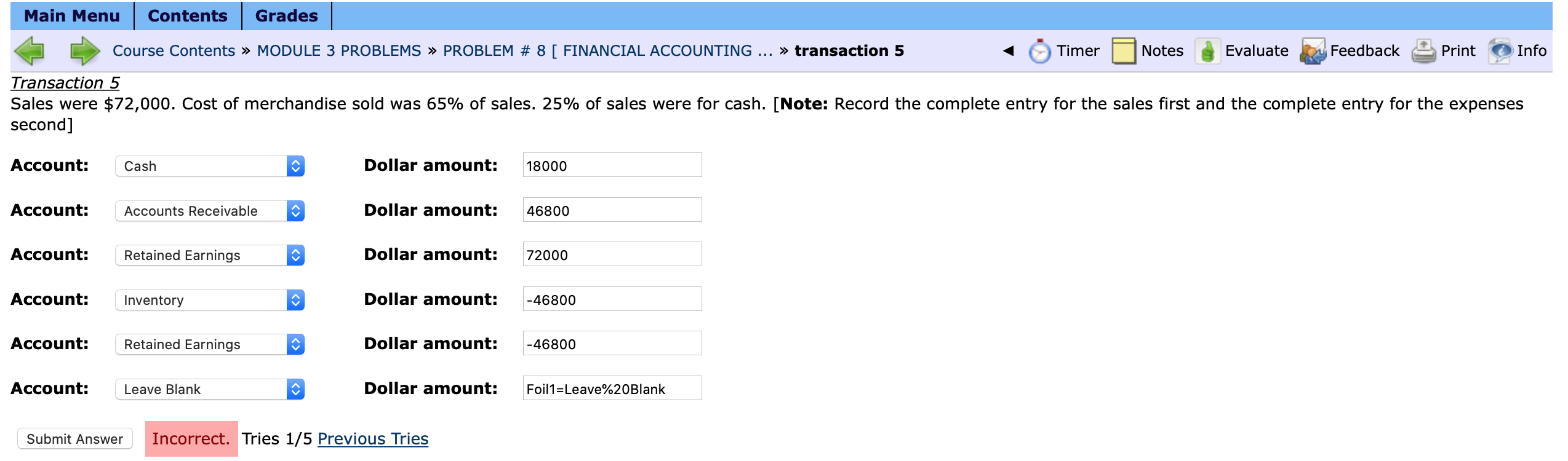 Main Menu Contents Grades | C Course Contents MODULE 3 PROBLEMS