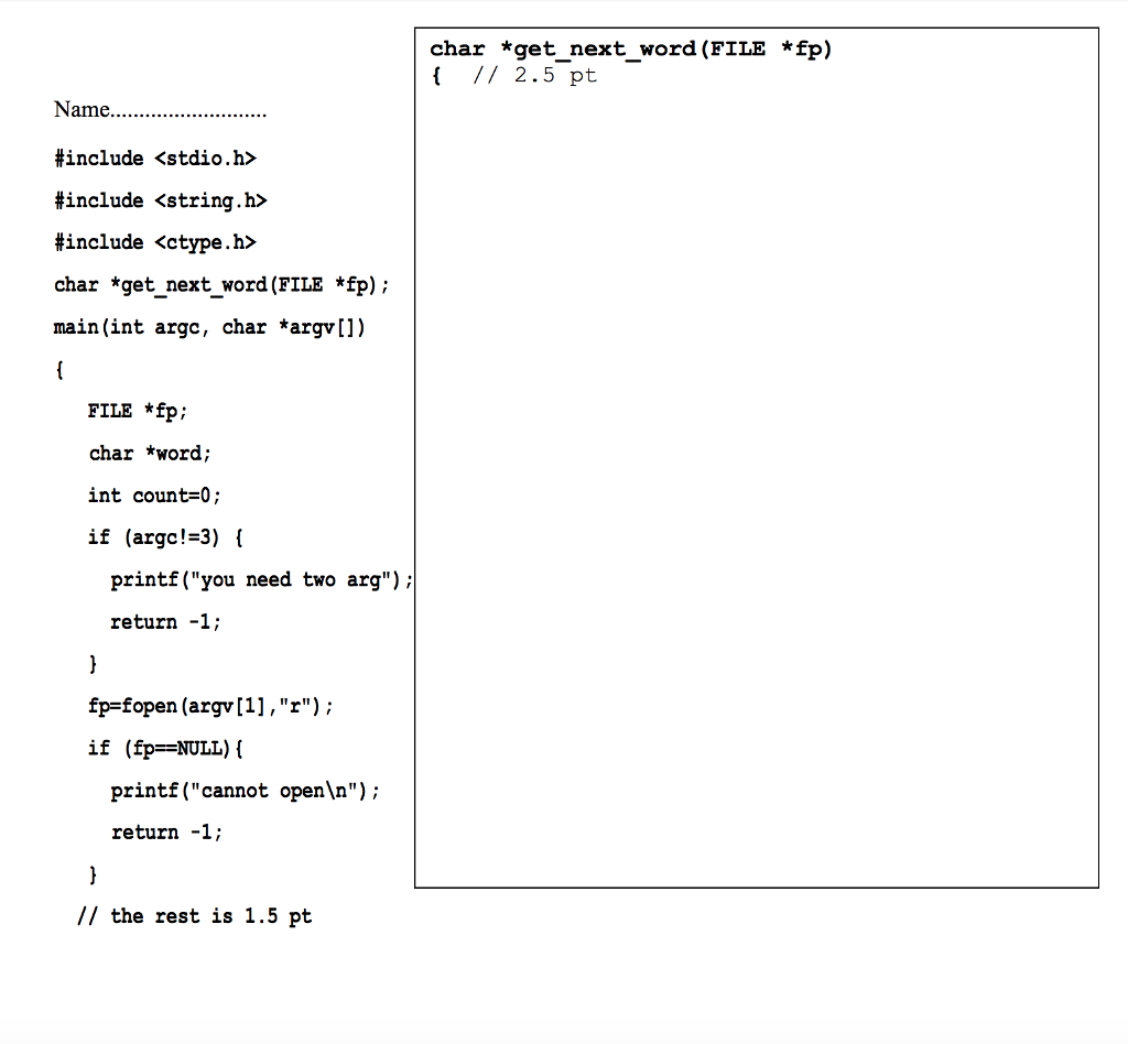 file and counts the number of a given keyword in it. Count