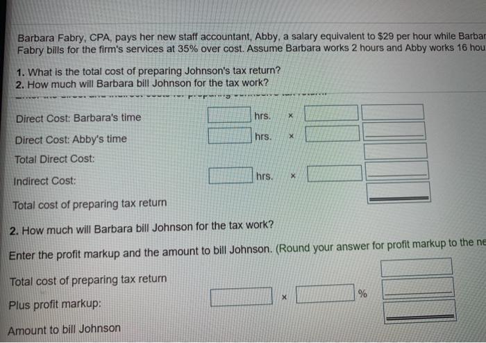 pays her new staff courtant, Abby, a salary to 2 per how