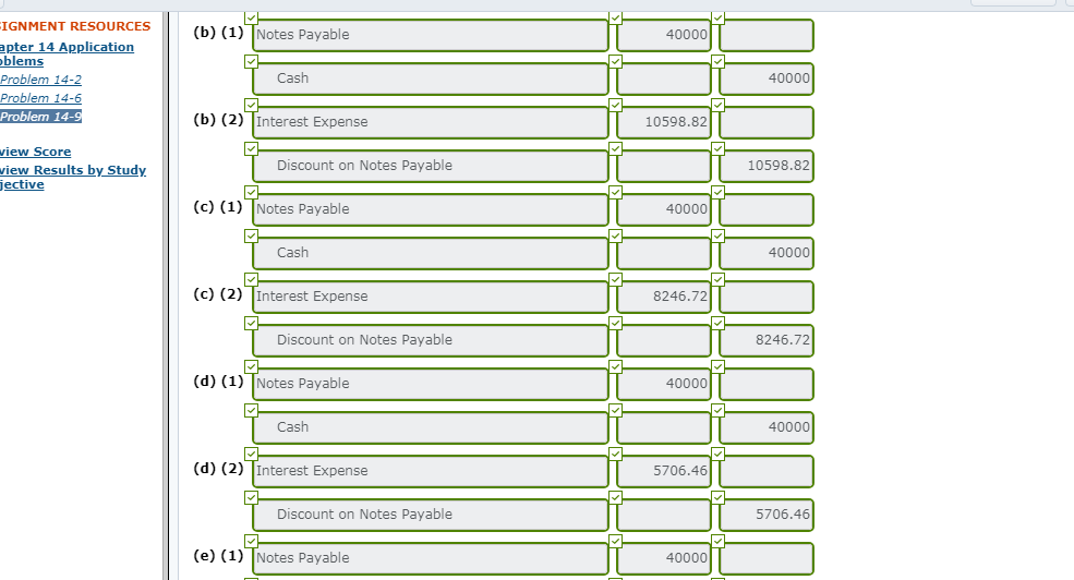  IGNMENT RESOURCES pter 14 Application blems Problem 14 Problem 14 Problem