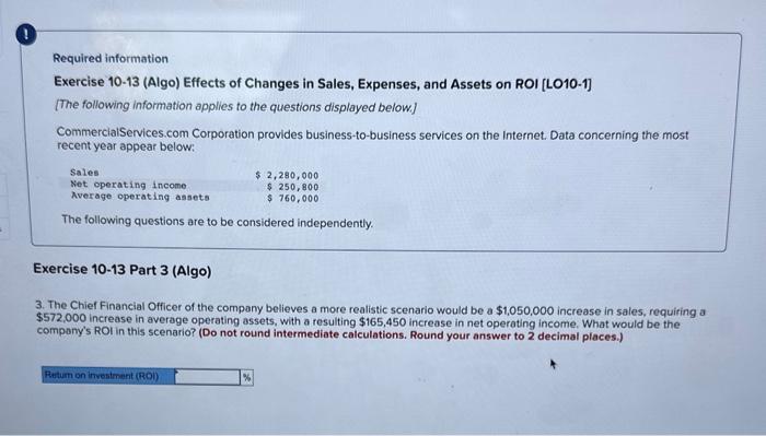 to the questions displayed below.] CommercialServices.com Corporation provides business-to-business services on the
