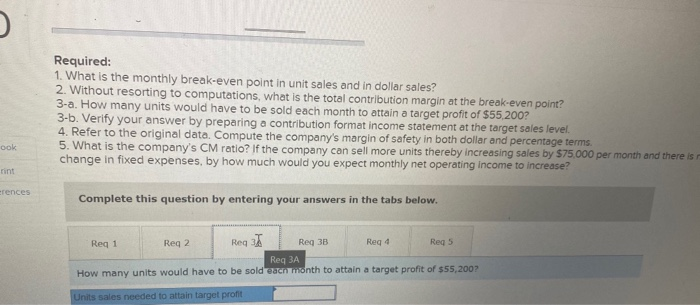 being sold in each of the four following case situations: (Loss amounts