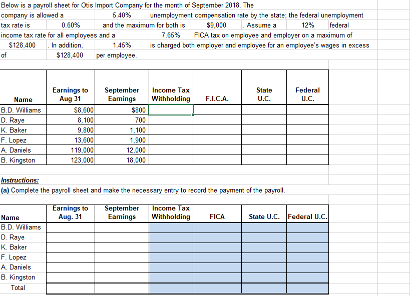 Don't forget to include the necessary Journal Entry. Thank you! Below is