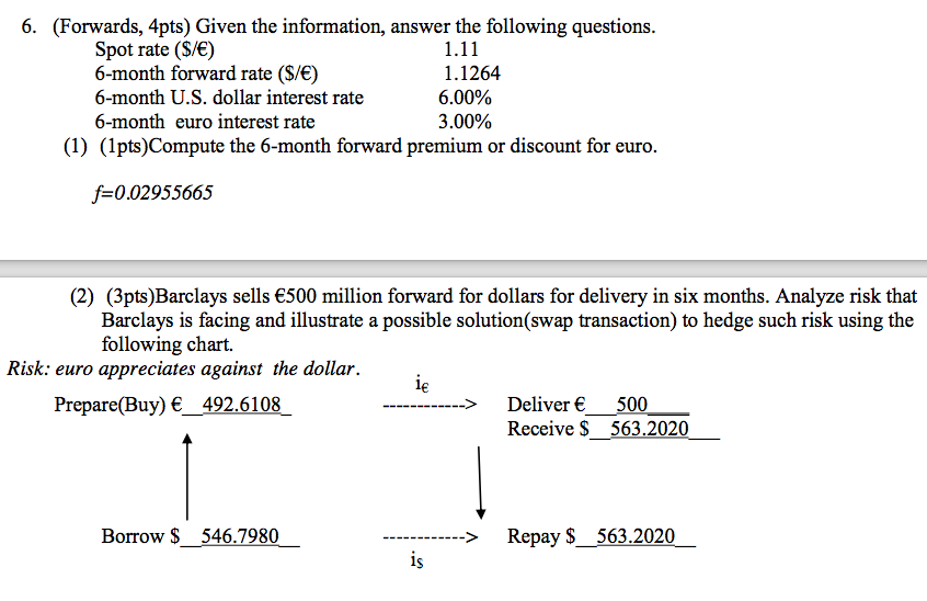 Please solve question 2 by showing ALL WORK using the given information