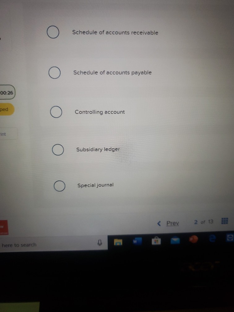 reciveble for each customer must be designed to show all the following