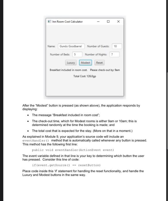 create an application that allows guests to book rooms. Guests can book