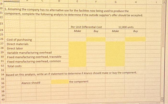 offered to sell one of those components to Alanco. The Controller has