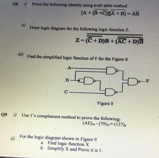  081) Prove the following identity using truth table method [A+B+C)(A+B] =