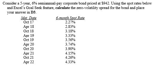  (Where D3 is the Z-spread that we are using goal seek