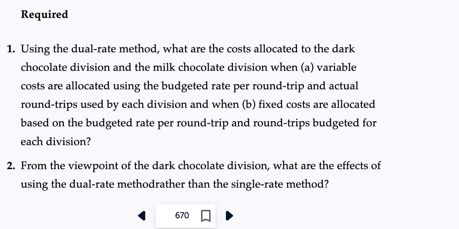 B & C \\ \hline 1 & & & & & Budgeted