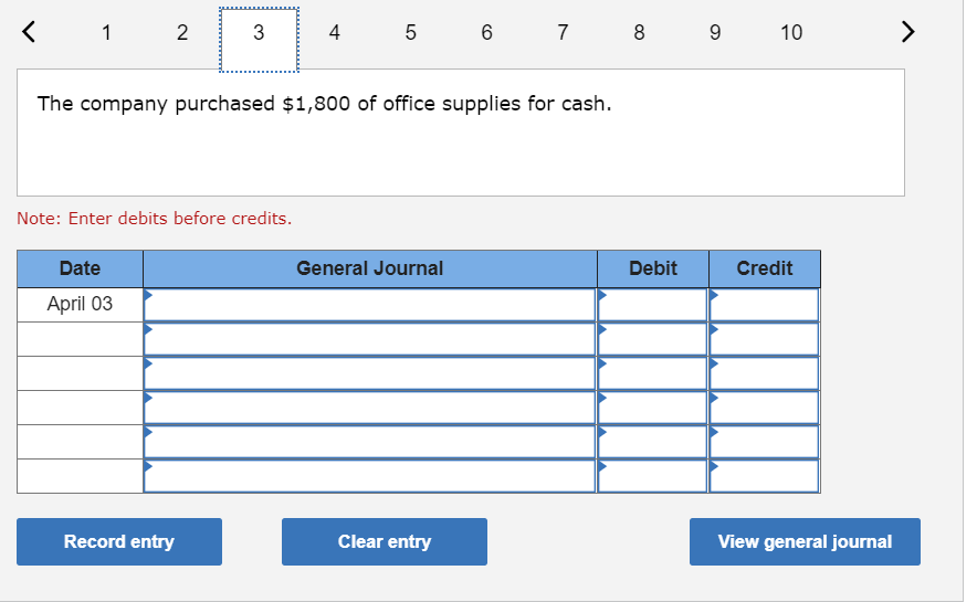 company in exchange for common stock. 2 The company rented furnished office