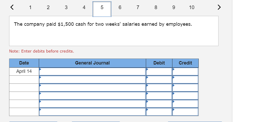 The company purchased $1,800 of office supplies for cash 10 The company