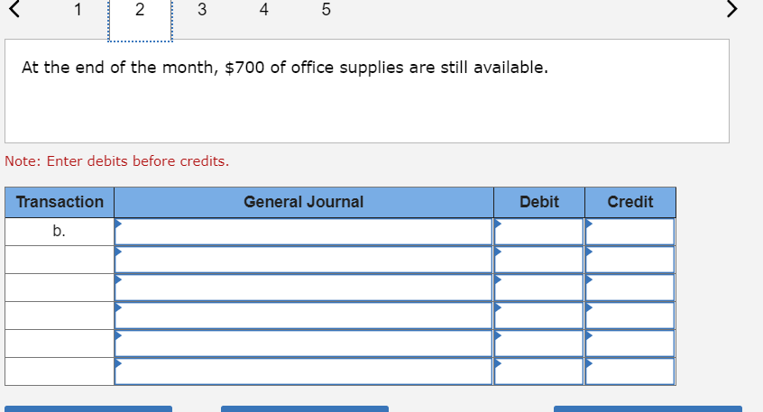 paid $2,200 cash in dividends. The company's chart of accounts follows 101