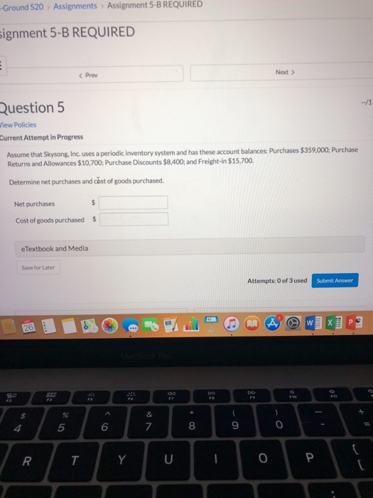  --Ground 520 Assignments > Assignment 5-B REQUIRED signment 5-B REQUIRED Next