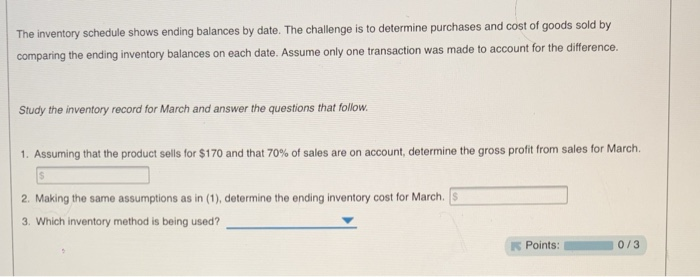 and left in early March. You have been asked to review the