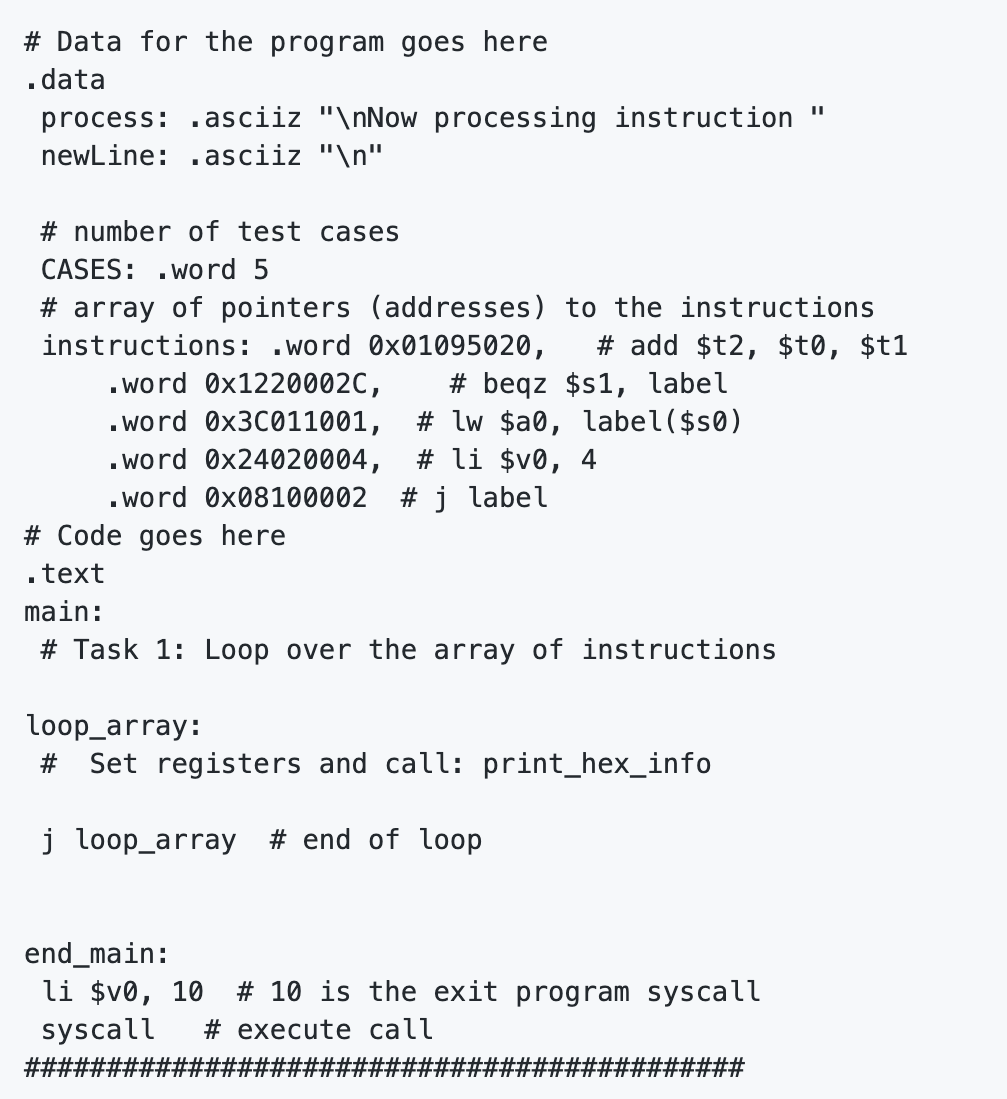 This mips program isn't working the way I want it to and