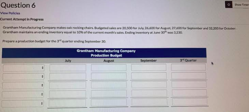 PLEASE EXPLAIN IN DETAILS Show Timer Question 6 View Policies Current Attempt