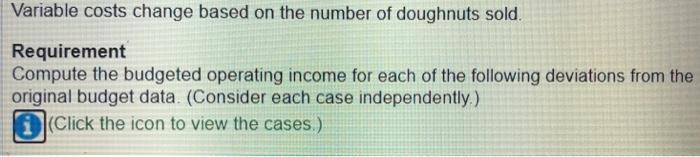 six doughnut outlets in and around Kansas City. You are given the