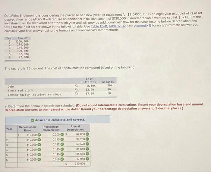 Please answer only part d-1 marked by the red X. Thanks in