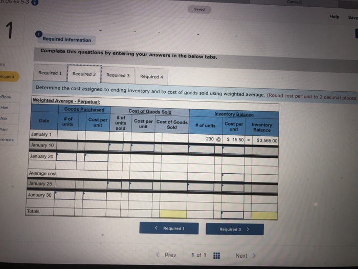 applies to the questions displayed below) Laker Company reported the following January