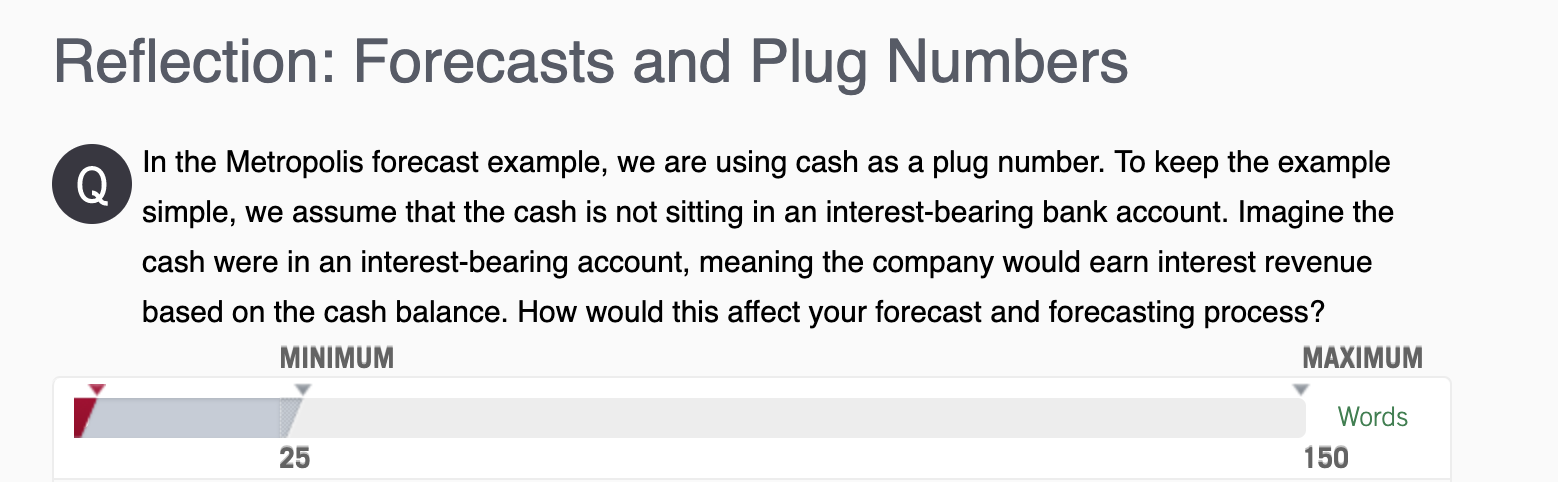 Reflection: Forecasts and Plug Numbers In the Metropolis forecast example, we