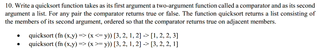 Using Standard ML language to solve the problem using RECURSIVE definitions. 10.