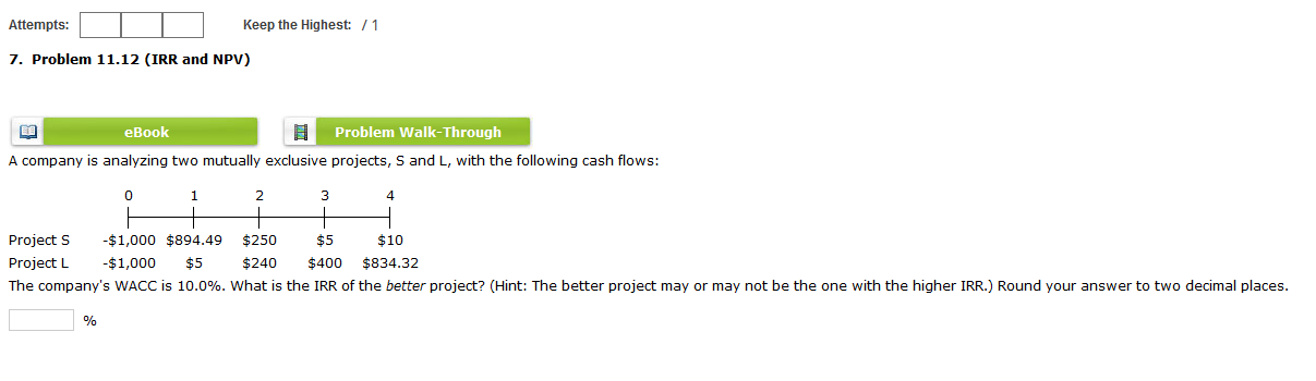 an initial outlay at t = 0 of $88,321, its expected cash