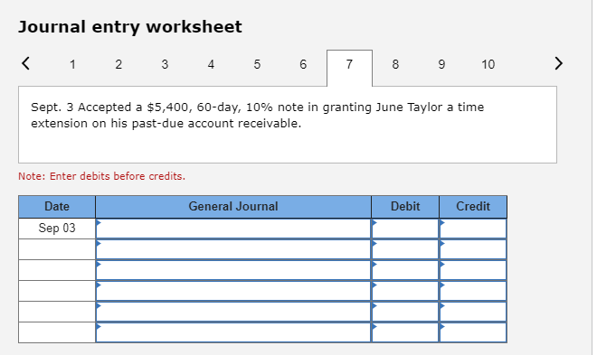 on his past-due account receivable. 31 Made an adjusting entry to record