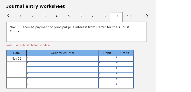$4,200, 30-day, 10% note in granting Susan Allen a time extension on
