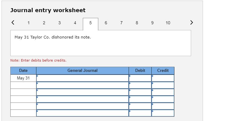 Carter Co. Sep. 3 Accepted a $5,400, 60-day, 10% note in granting