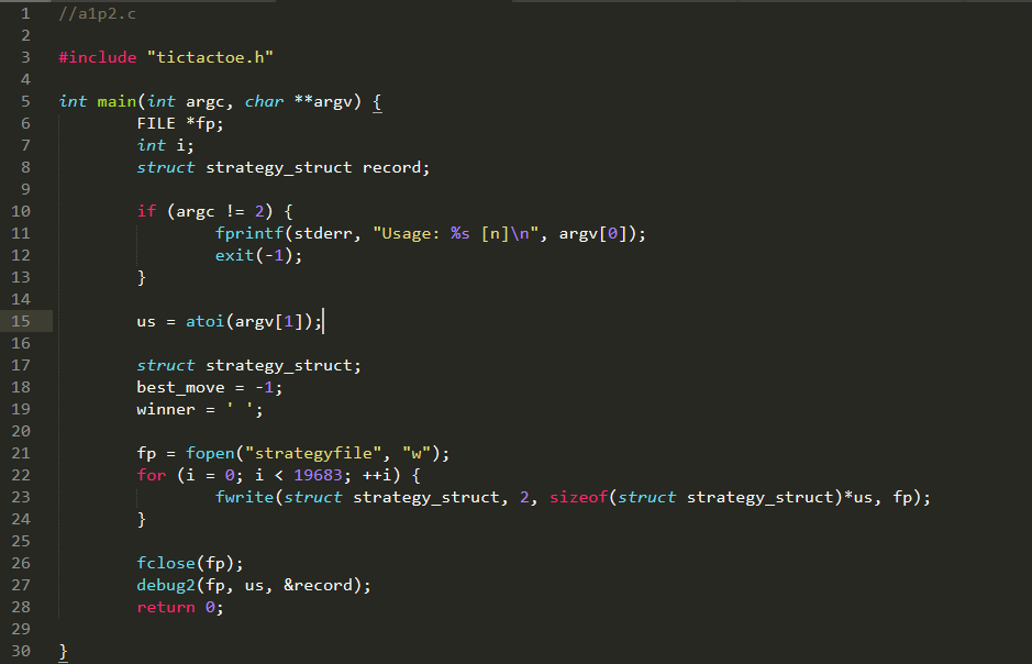 finds a board that matches the move number, the program should determine