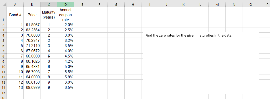 CAN YOU PLEASE SHOW INSTRUCTION IN EXCEL A B E F