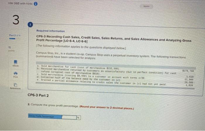  HW 068 with hints Saved 3 Part 2 ora Required information