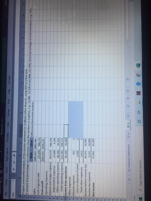  Homecell File Home Insert Page Layout Review View Help Acrobat D12