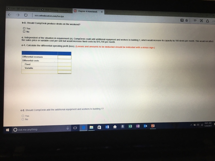 single model of an ergonomic desk (with chairy for oompuner usage The