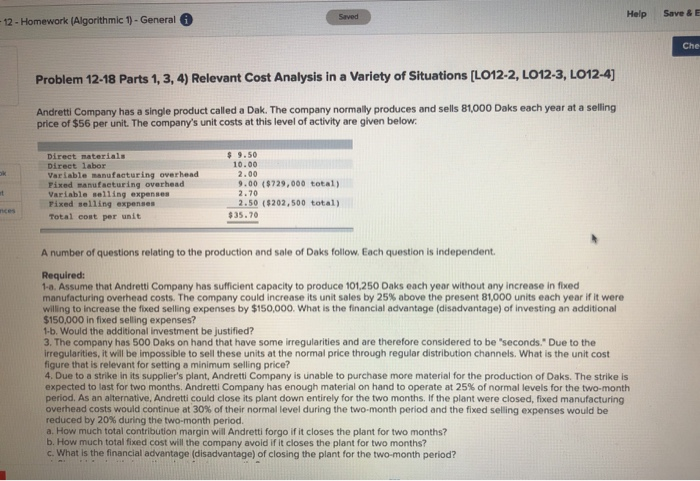  please answer 1A, 3, and 4A-C. thank you! Seved Help -