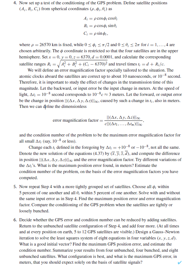  Solve it in matlab or some program similar. 4. Now set