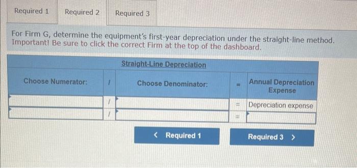 sure to click the correct Firm at the top of the dashboard