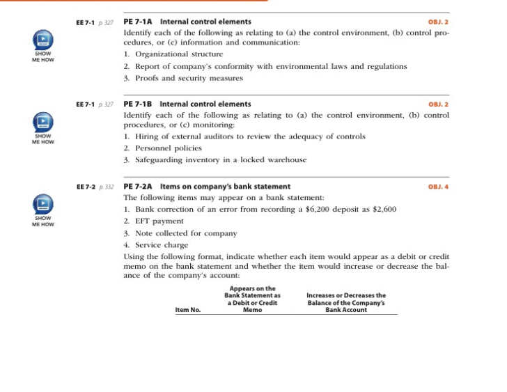 ICE 8... I NEED ONLY 1A and 2A solved PE 7-1 A